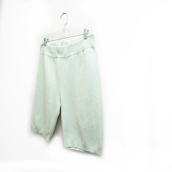 Aritzia Wilfred Biker Jersey Shorts Mint Color - Picture 3 of 6